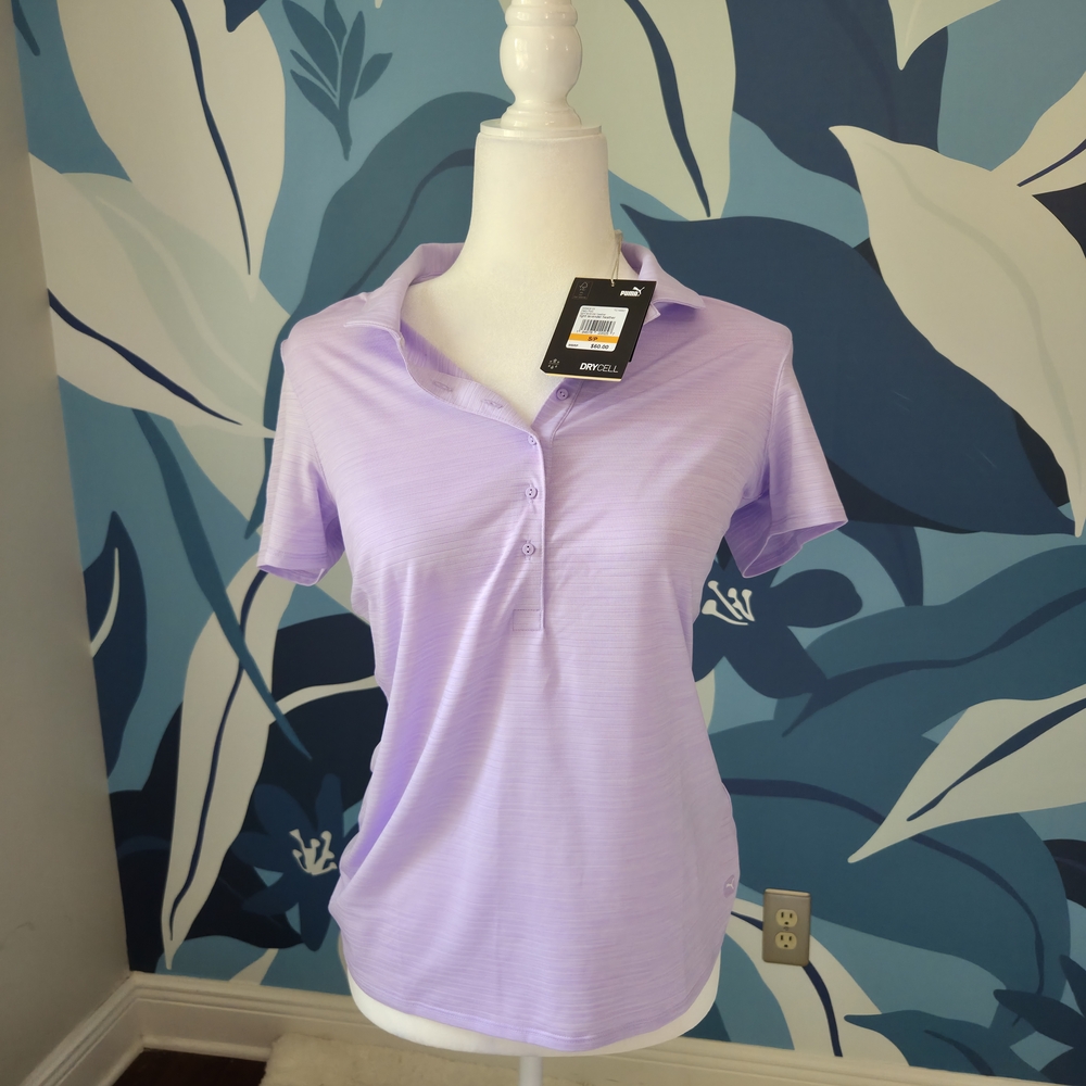 Puma Women's Lavender Polo Top